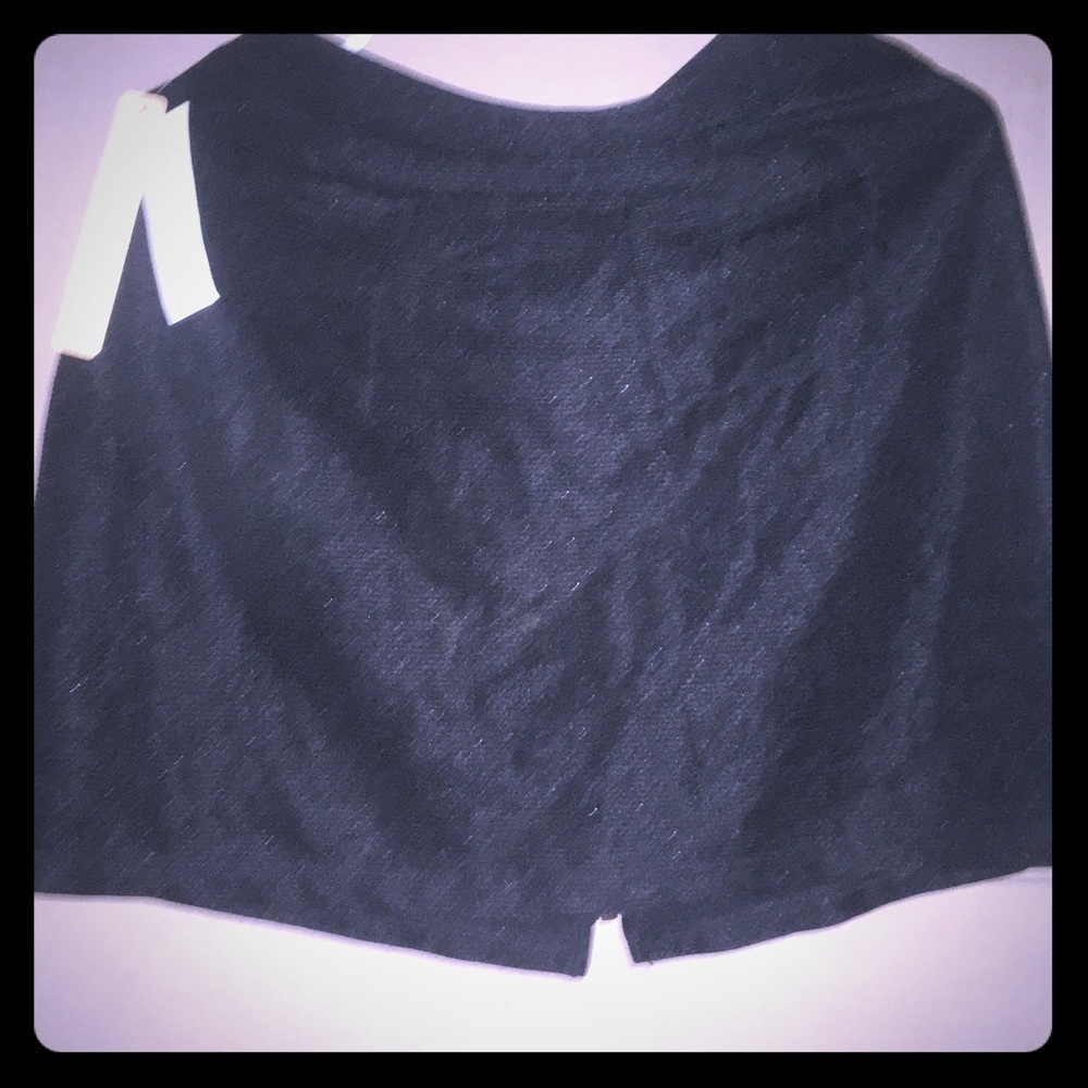 Woman’s black skirt